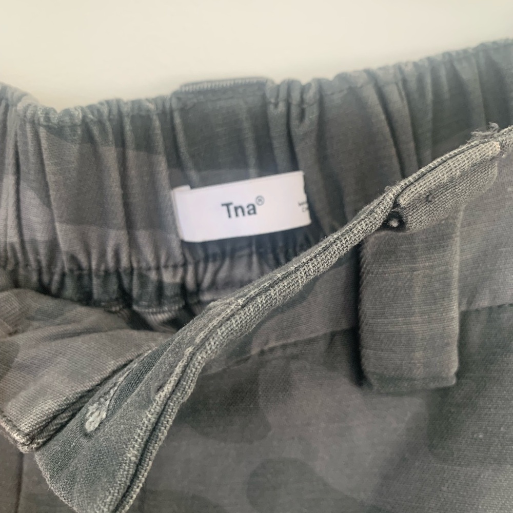 TNA Camo Track Pants in Black and Gray - Picture 3 of 3